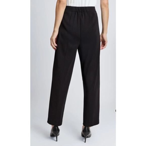 Misook Nancy Straight Leg Mylana Knit Pant Black True Fit XL - Picture 2 of 4